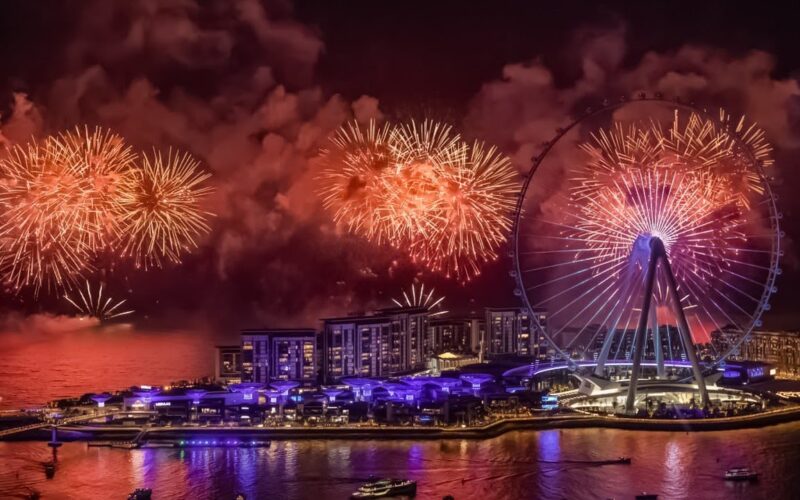 حفلات رأس السنة دبي 2024 وأماكن الحفلات والألعاب النارية