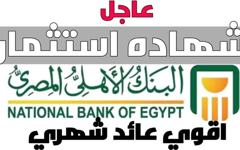 “شهادة العام الجديد” شهادات البنك الأهلي المصري 2024 بعائد 30% بعد آخر اجتماع للبنك المركزي