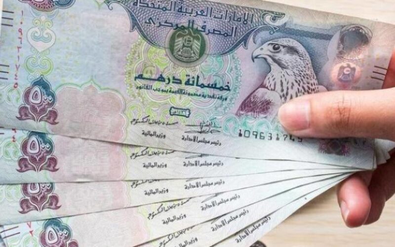 سعر الدرهم الاماراتي اليوم الاثنين 15 ابريل 2024 فى السوء السوداء وجميع البنوك المصريه