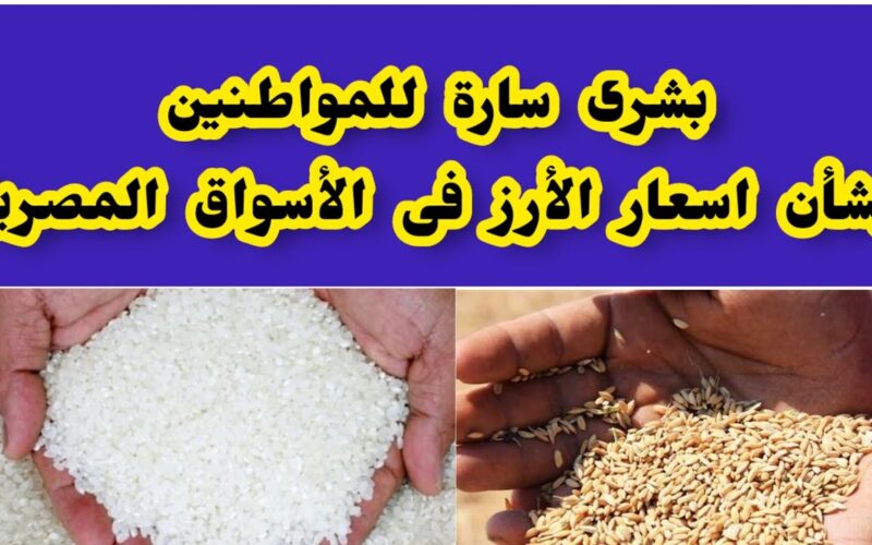 سعر طن الأرز الشعير منتصف اليوم الأحد الموافق 19 مايو 2024 في المحلات التجارية